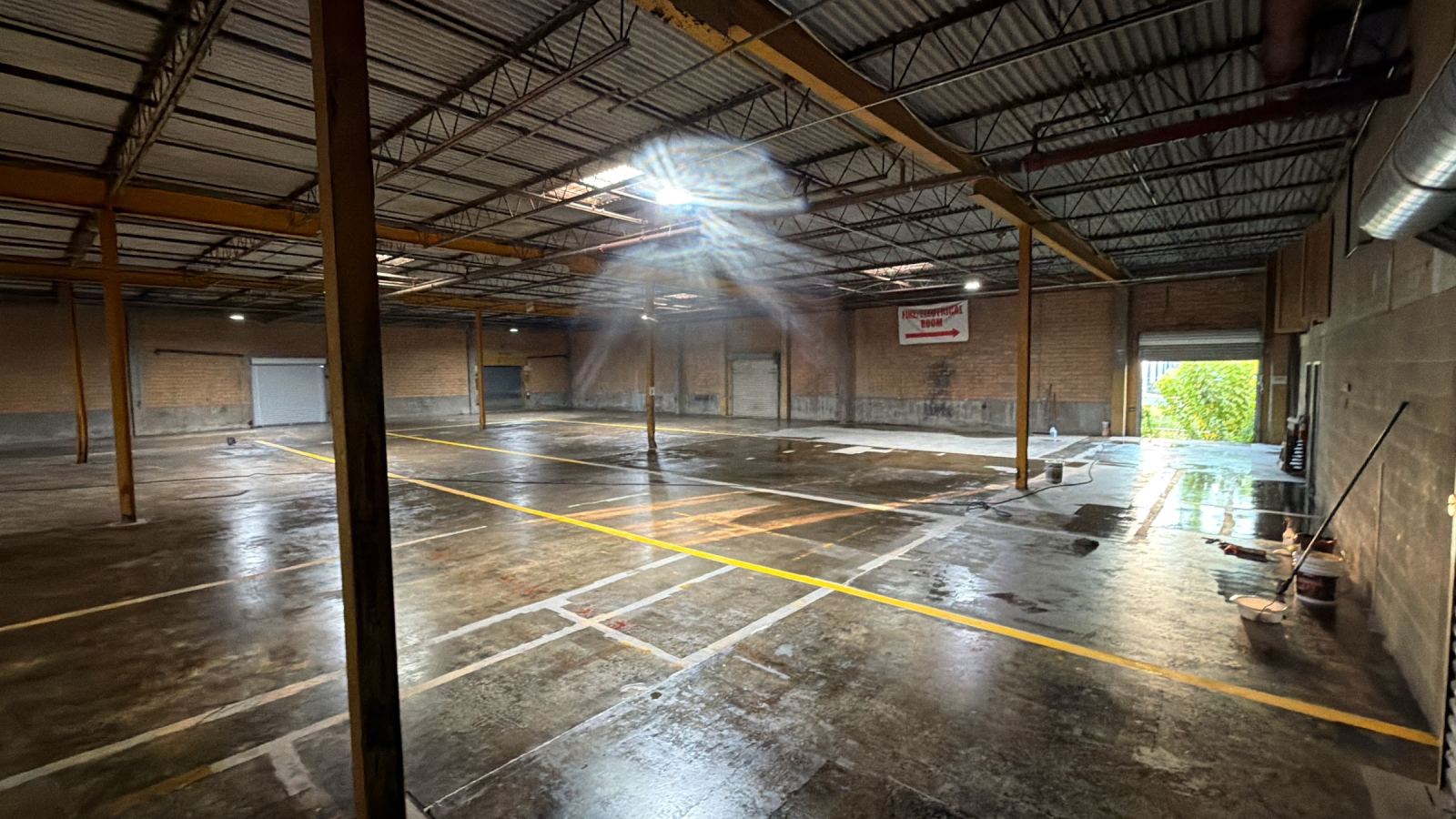 Interior of the Ajeeb Overseas Houston warehouse